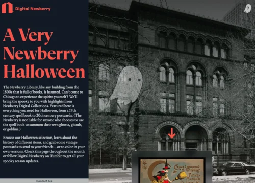 screenshot of webpage