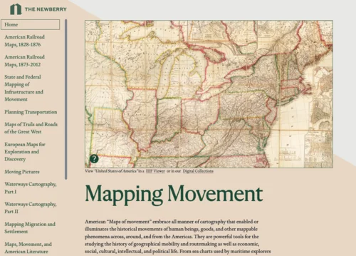 screenshot of webpage