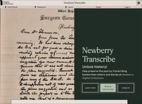 screenshot of webpage